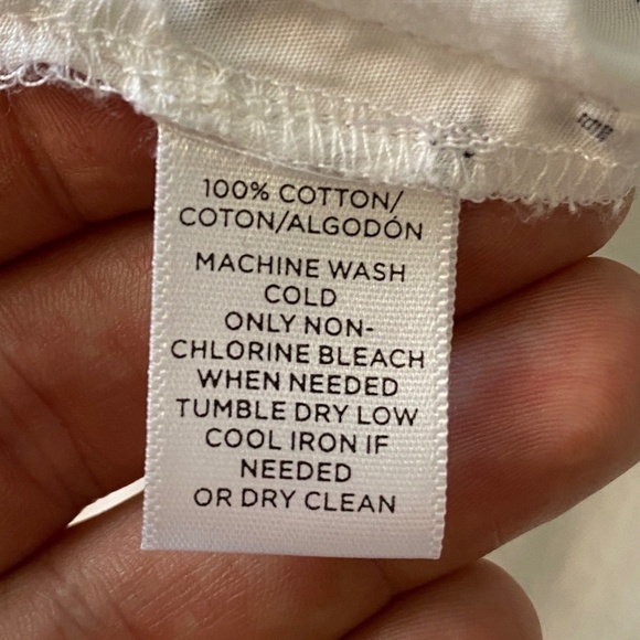 LOFT White Black Polka Dots Long Sleeve Cold Shoulder Top Swiss‎ Dot Size Medium - Picture 10 of 16